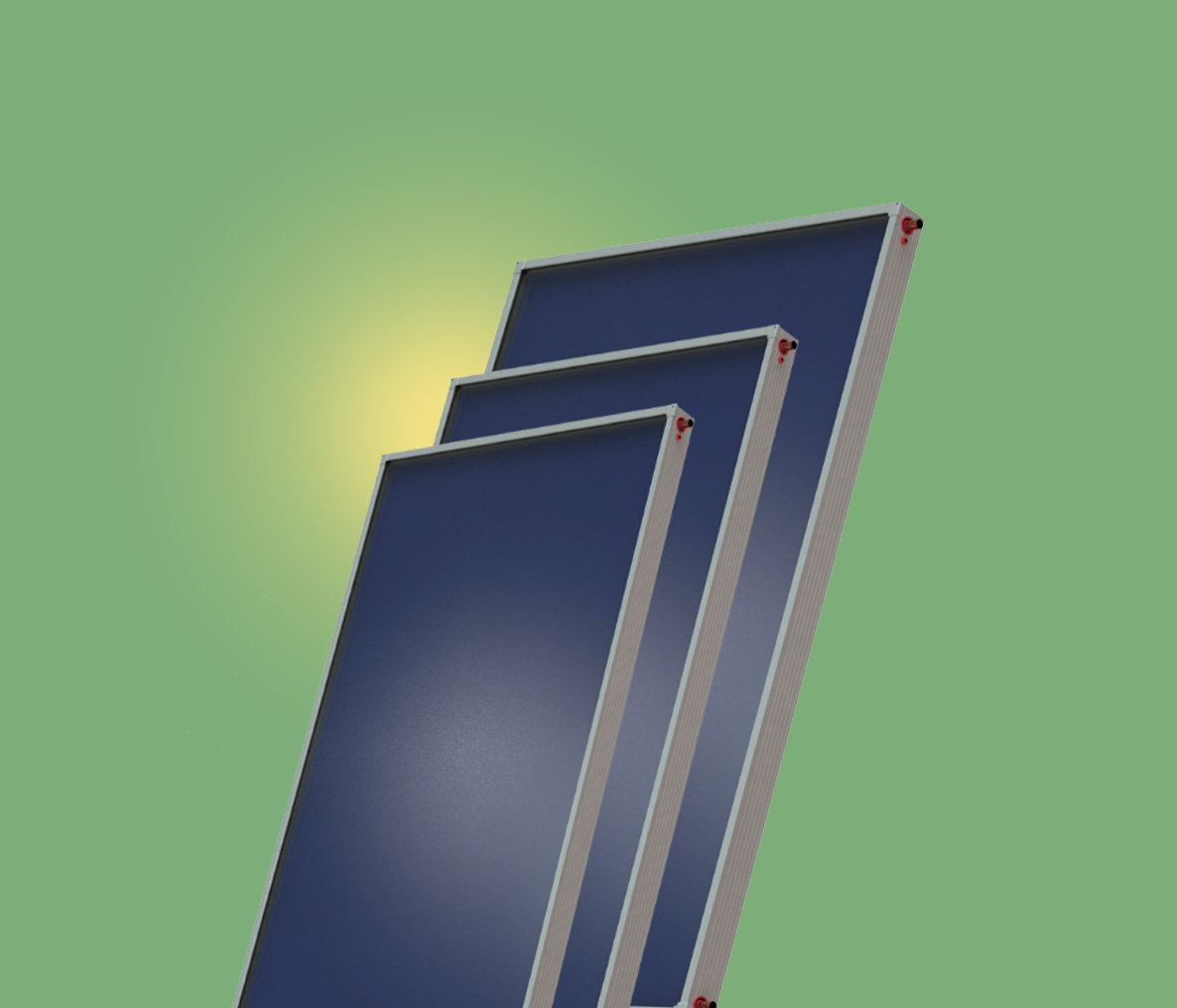 ELFOSUN3: Collettore solare termico piano per abbinamento a sistemi di produzione di acqua calda sanitaria